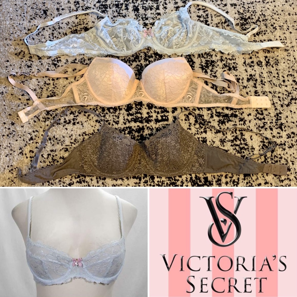 Three 36b Bras from VS, H&M and Sophie B